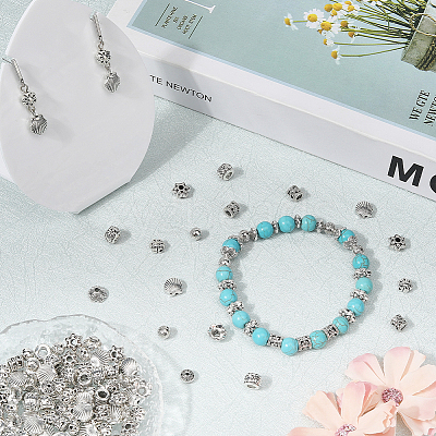 160Pcs 8 Styles DIY Jewelry Makings Finding Kits DIY-SC0030-57-1