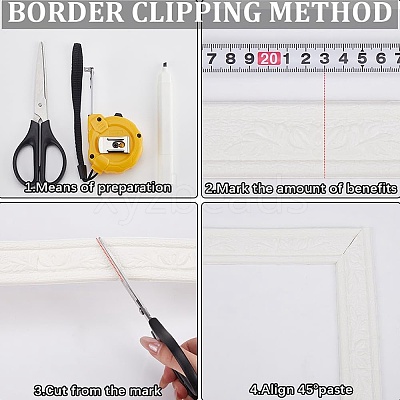 2Pcs 2 Styles Self-Adhesive Wall Stickers DIY-CP0012-21C-1