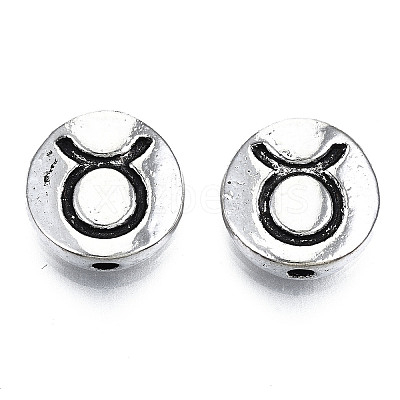 Tibetan Style Alloy Beads TIBEB-Q090-05-1