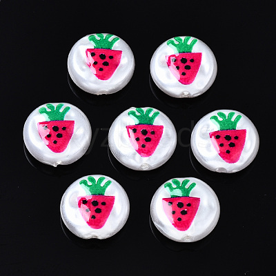 3D Printed ABS Plastic Imitation Pearl Beads KY-S168-015-1