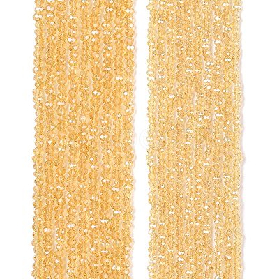 Electroplate Glass Beads Strands EGLA-A044-T1mm-A03-1