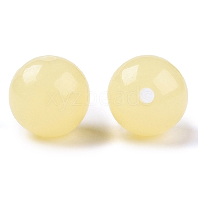 Opaque Acrylic Beads OACR-H038-09-02-1