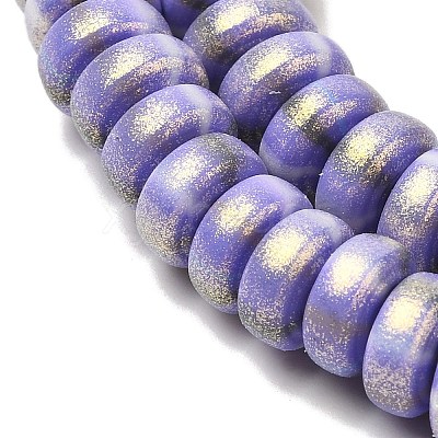 Handmade Polymer Clay Beads Strands CLAY-H006-03J-1