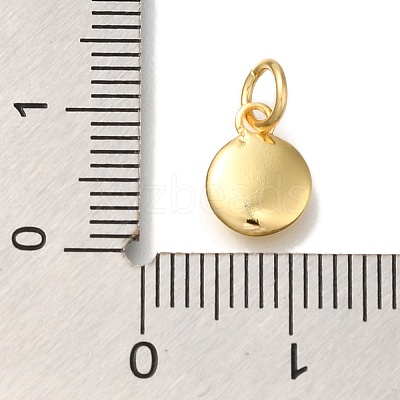 Rack Plating Brass Charms KK-I720-51G-04-1