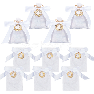 Rectangle Polyester Bags Drawstring Pouches ABAG-AB00008-1