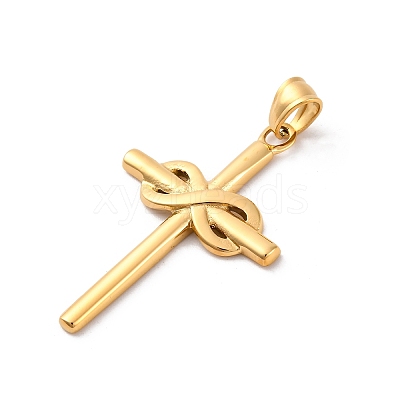 304 Stainless Steel Pendants STAS-L286-06G-1