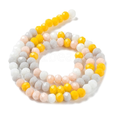 Glass Beads Strands EGLA-A034-M6mm-39-1