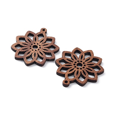 Walnut Wood Laser Cut Pendants WOOD-Q051-05A-1