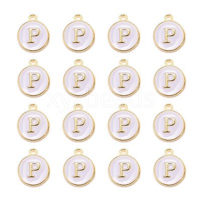 Golden Plated Alloy Charms X-ENAM-S118-01P-1