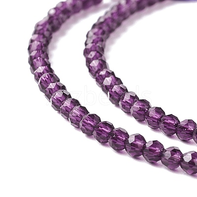 Transparent Glass Beads Strands GLAA-C019-01A-22-1