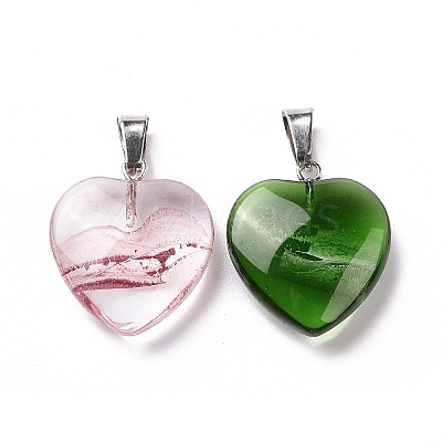 Handmade Lampwork Pendants X1-LAMP-K036-001-1