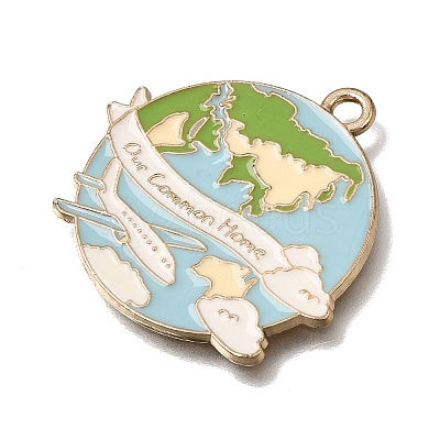 Alloy with Enamel Pendants AL-CBA91FD-01C-1