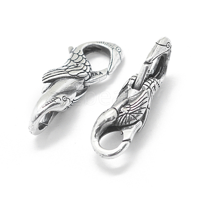 Thailand 925 Sterling Silver Lobster Claw Clasps STER-L055-057AS-1