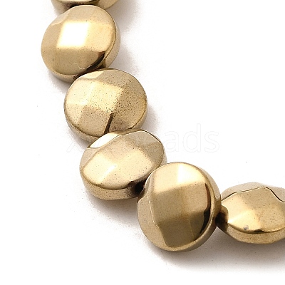 Electroplated Synthetic Non-magnetic Hematite Beads Strands G-L368-15B-02-1
