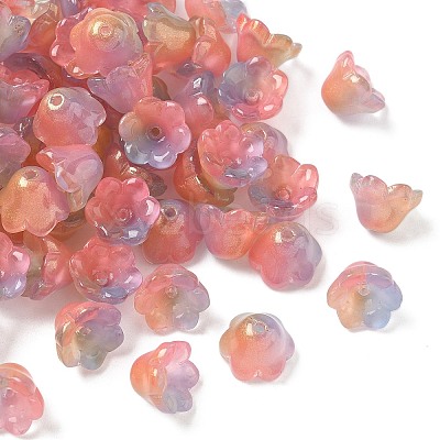 Transparent Glass Beads Caps GLAA-B028-01B-1