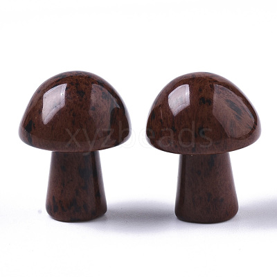 Natural Mahogany Obsidian GuaSha Stone G-N0325-02B-1