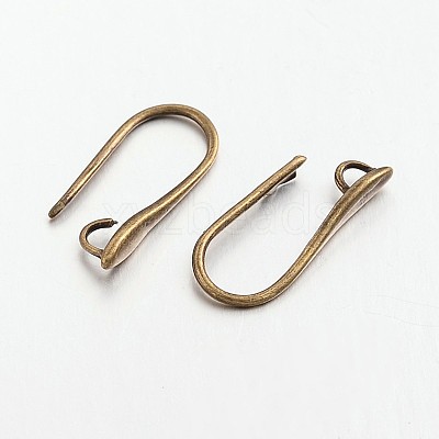 Brass Earring Hooks for Earring Designs LS-X-KK-M142-02AB-RS-1