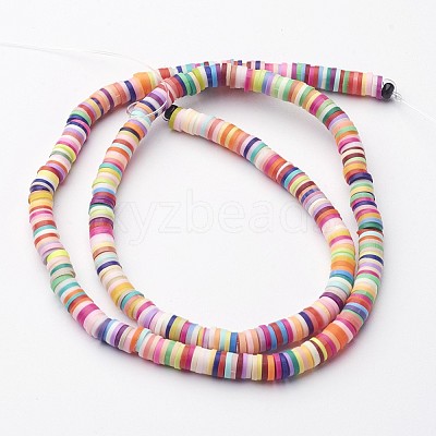 Handmade Polymer Clay Beads CLAY-R067-5.0mm-M1-1