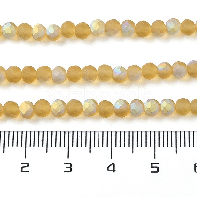Transparent Glass Beads Strands EGLA-A034-T4mm-MB04-1