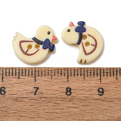 2-Hole Resin Buttons RE-CBABECA-02A-1