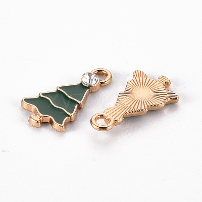 Eco-Friendly Alloy Enamel Pendants LS-ENAM-T011-70-NR-1