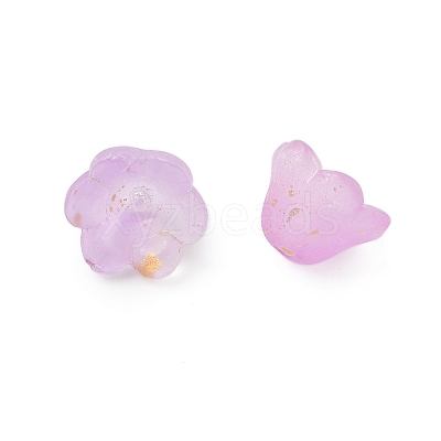 Frosted Glass Bead Cap FGLA-C001-01F-1