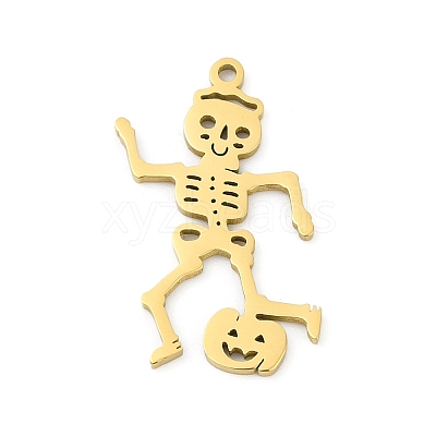 304 Stainless Steel Pendants STAS-U041-02F-G-1