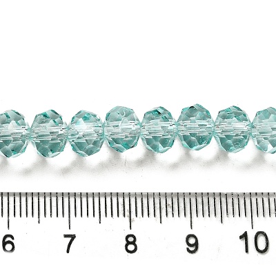 Transparent Baking Paint Glass Beads Strands LS-DGLA-A034-T8mm-D01-1