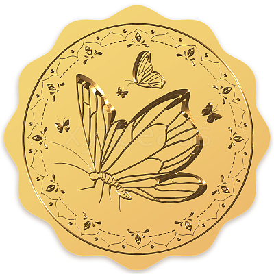 Self Adhesive Gold Foil Embossed Stickers DIY-WH0211-129-1