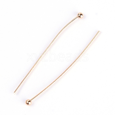 Brass Ball Head Pins KK-WH0043-03D-01-1