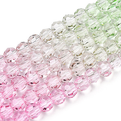 Transparent Glass Beads Strands GLAA-E036-07U-1