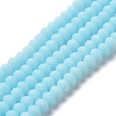 Glass Beads Strands EGLA-A034-P6mm-MD06-1