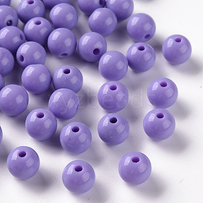 Opaque Acrylic Beads MACR-S370-C10mm-A32-1