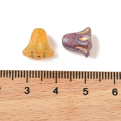 Baking Paint Glass Beads DGLA-G004-01B-1