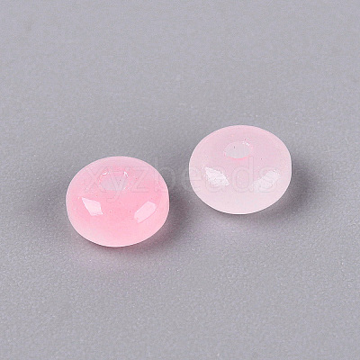 Baking Paint Imitation Jade Glass Beads GL-N006-01A-09-1
