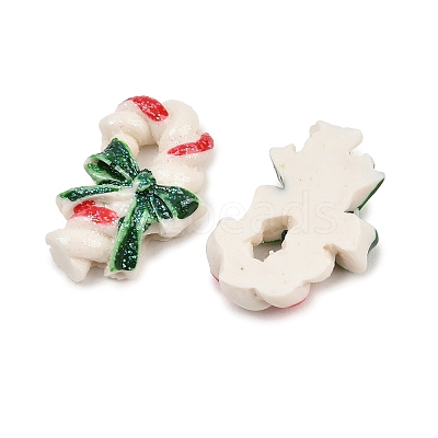 Christmas Opaque Resin Cabochons LS-RESI-XCP0002-66C-1