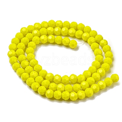 Opaque Glass Beads Stands EGLA-A035-P4mm-D04-1