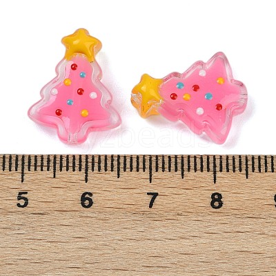 Transparent Glass Enamel Beads LAMP-S070-05D-1