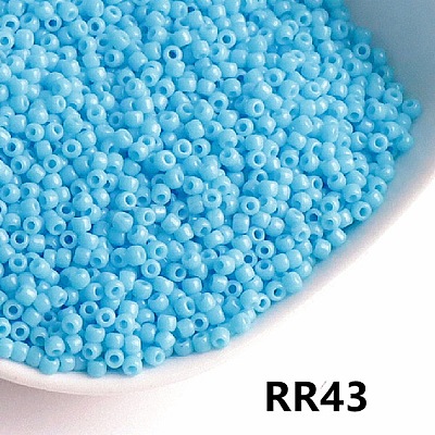 Opaque 11/0 Glass Seed Beads SEED-I013-2mm-RR43-1
