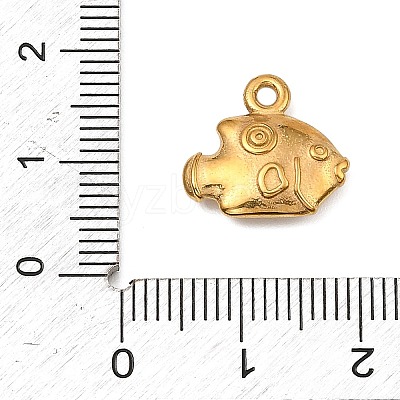 Ocean Theme 304 Stainless Steel Charms STAS-I356-03G-01-1