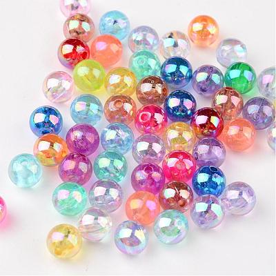 Transparent Acrylic Beads X-PL734M-1
