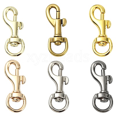 12Pcs 6 Styles Alloy Swivel Clasps FIND-CJ0004-19-1