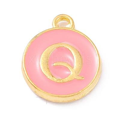 Golden Plated Alloy Enamel Charms ENAM-Q437-14Q-1