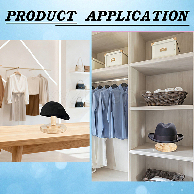 Wood Hat Display Holders AJEW-WH0596-871-1