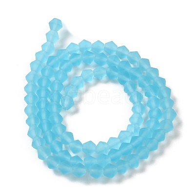 Imitate Austrian Crystal Frosted Glass Beads Strands EGLA-A039-T2mm-MD20-1