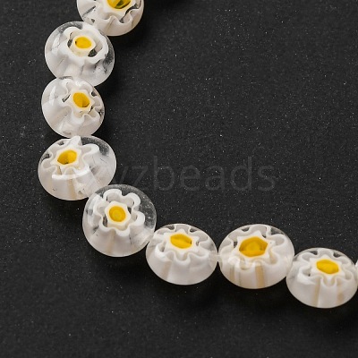 Handmade Millefiori Lampwork Beads Strands LS-LAMP-G164-11O-1