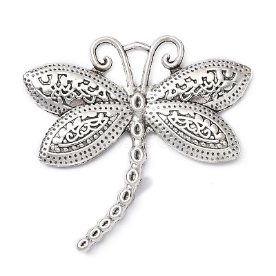 Tibetan Style Alloy Big Pendants FIND-WH0050-53AS-1