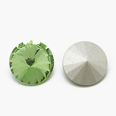 Pointed Back Glass Rhinestone Cabochons RGLA-T086-8mm-19-1