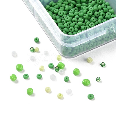 DIY 15 Grids ABS Plastic & Glass Seed Beads Jewelry Making Finding Beads Kits DIY-G119-02E-1