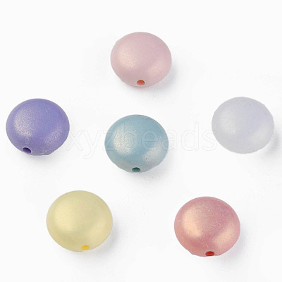 Spray Painted Acrylic Beads MACR-N006-17-C01-1